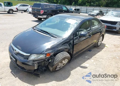 2012 Honda Civic Lx from USA, damaged, VIN 19XFB2F57CE002021